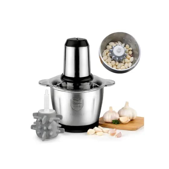 Processador Moedor Elétrico Inox Corta Carne Legumes 3L 220V+ Descascador