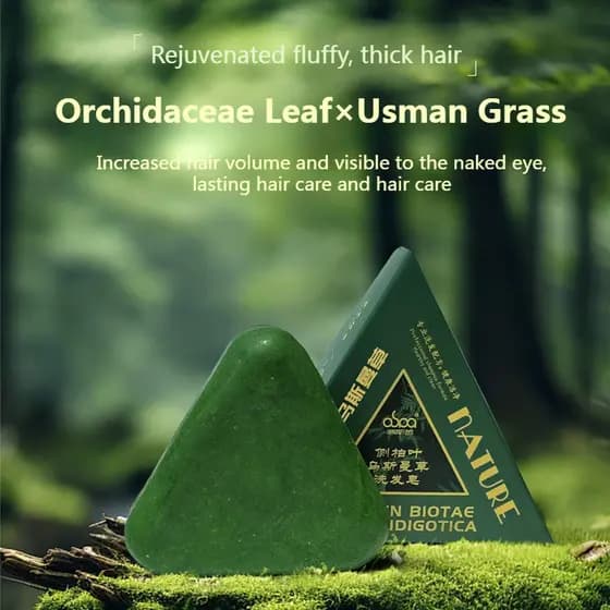 Orchidaceae Shampoo Sabonete Lavagem Usman Grama Polygonum Multiflorum Antiguidade De Cabelo Artesanal
