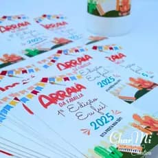 Adesivo em Vinil Personalizado para copos Long Drink ou twister 300ml - Aniversário - Lembrancinhas