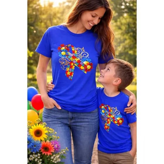 Camiseta Inclusiva Autistas Conscientização Empatia Educação Especial Autismo