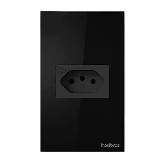 Tomada Inteligente Wi-Fi Smart ETS 1001 Preto Intelbras