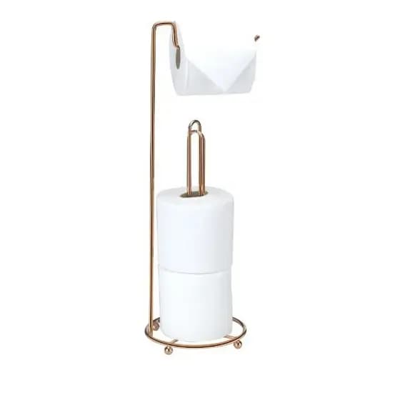 Suporte Papel Higiênico Rose Gold Arthi - A17