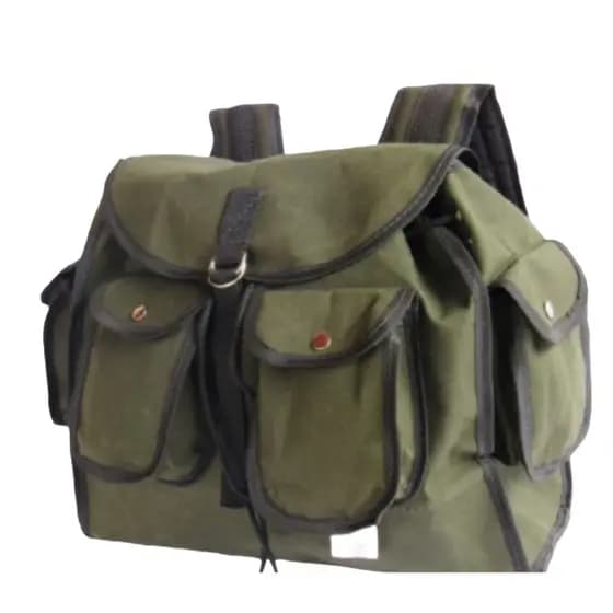 Mochila de pesca bolsa de pesca grande em lona de caminhão impermeável resistente