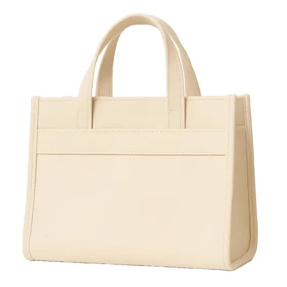 Bolsa feminina em lona modelo luxo tamanho 30 x 25 cm