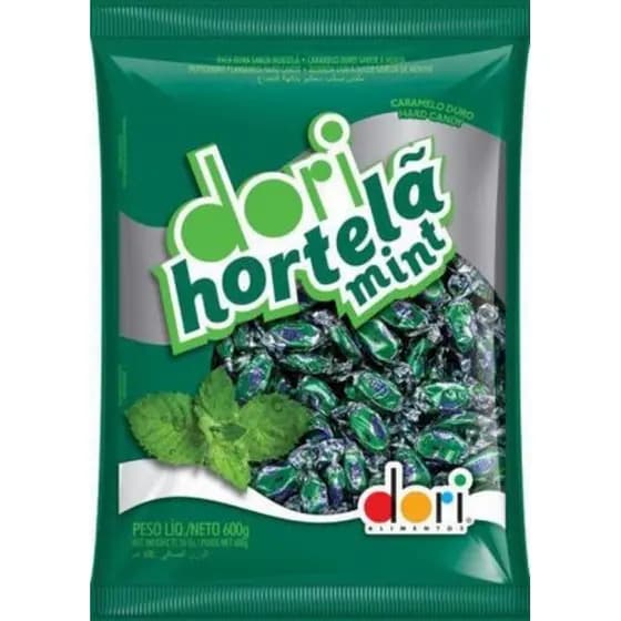 Bala Dori Hortelã Mint 600g - 01 unidade.