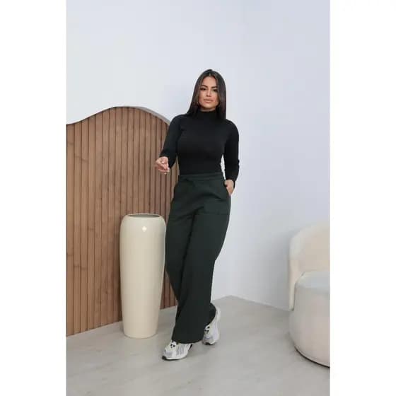 Calça de Moletom Peluciada Femenino | Quentinhao , Confortavel | Tamanhos M ao XG