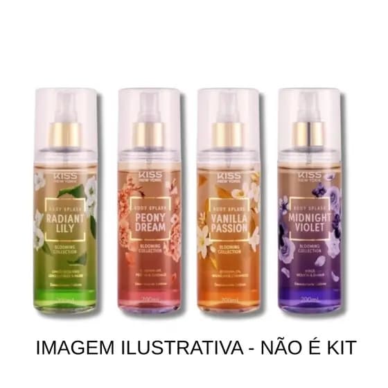 Body Splash Blooming Collection 200ml - Kiss New York