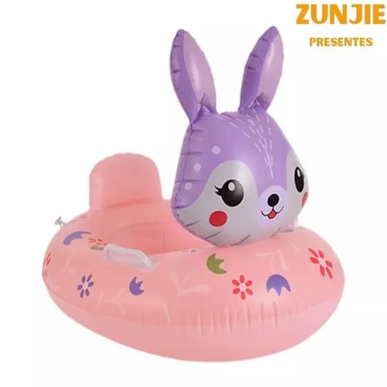 Boia Infantil Cobertura Fralda 65CM Bote Coberto Inflável Piscina Boia Com Proteção Para Bebê