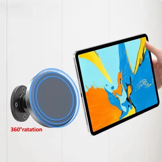 Suporte Magnético Para Montagem Em Parede Tablet Smartphone De 4 A 12.9 Polegadas