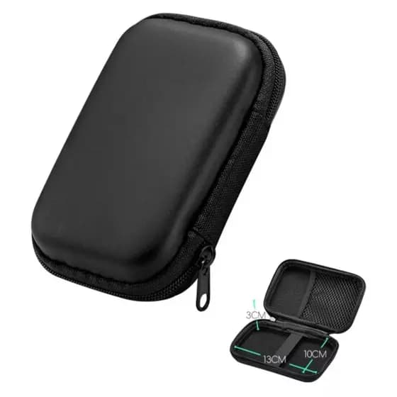 Case para Vídeo Game Portátil R36S R35S e RG35XX Estojo Protetor EVA Anti-queda para Mini Game e Acessórios Portáteis