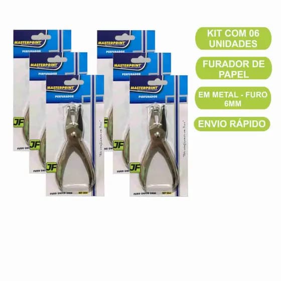 Alicate furador de papel 6mm Perfurador de papel Scrapbook furo único