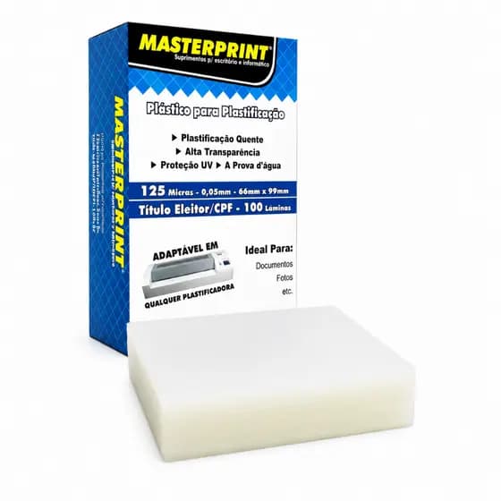 Kit Polaseal A4 100 Micras Plástico Para Plastificação Transparente Documentos Fotos Cartões