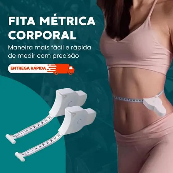 Fita Métrica Corporal 150cm para Medidas Trena Flexível de Costura para Academia e Modelagem