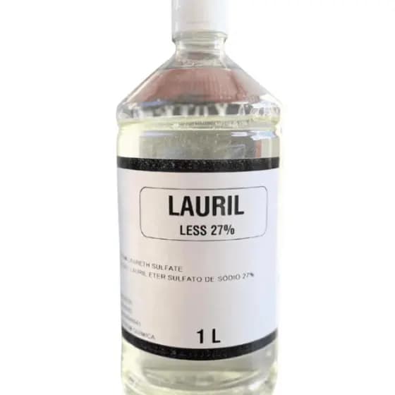 Lauril Liquido 27% para Sabonetes e Shampoo 1 Litro Espumante Base para Sabonete e Shampoo