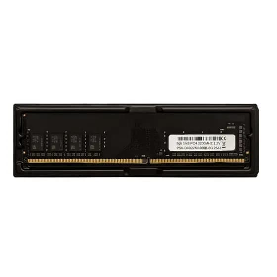 Memória Ram Preto Ddr4 8gb 3200mhz Para Computador Desktop MELHOR CUSTO BENEFICIO