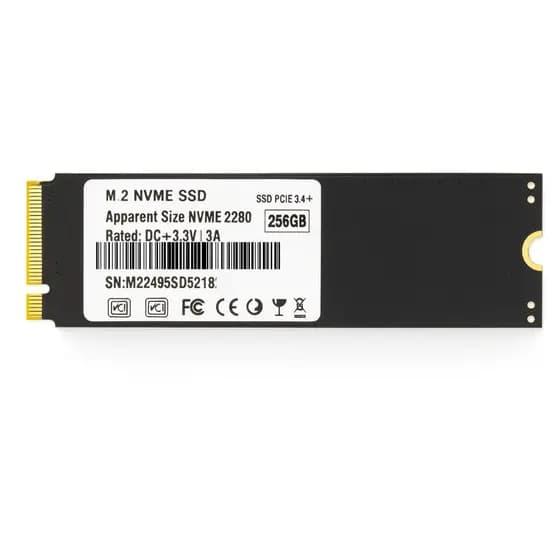 Ssd 256gb M.2 2280 Nvme Pcie Genp300p256gm28 Cor Preto