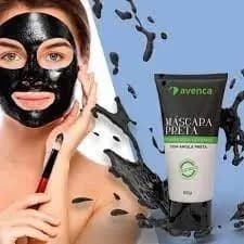 Avenca - Bisnaga Máscara Preta Com Argila Preta 60g -