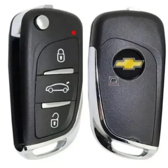 Chave canivete GM Chevrolet pósitron cromada modelo Citroen