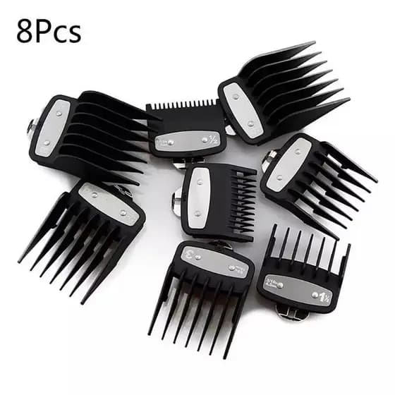 jogo de pentes premium com trava incluindo os especiais para máquina de corte WAHL Magic clip