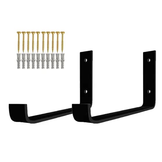 Mão Francesa Invertida 30cm Suporte Ferro Industrial 2pç