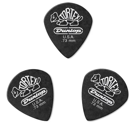 Palhetas Dunlop tortex jazz III XL black 0.73mm - 03 unidades violao guitarra