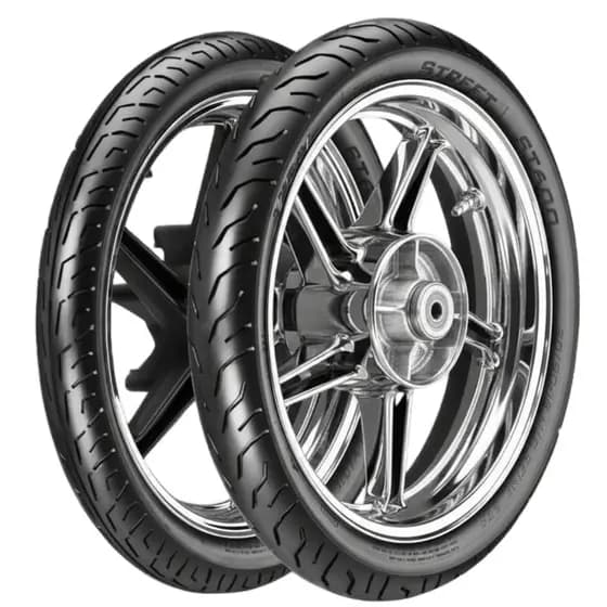 Par Pneu Moto Vipal 80/100-18 + 90/90-18 St600 Titan Fan Ybr Dianteiro + Traseiro