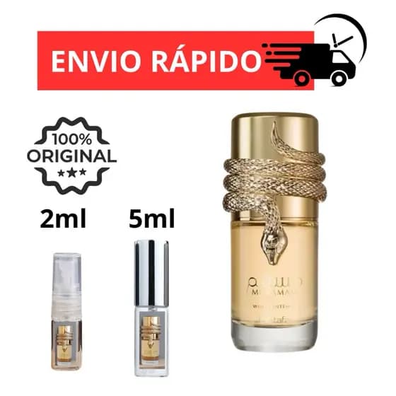 Perfume árabe Musamam White Intense Lattafa Eau de Parfum - Perfume Árabe Feminino 2ml e 5ml.