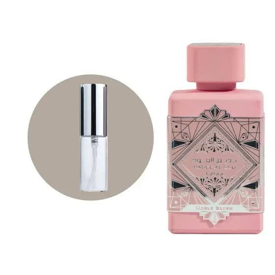 Perfume árabe Feminino Bade Al Oud Noble Blush -Lattafa Eau de Parfum-5ml
