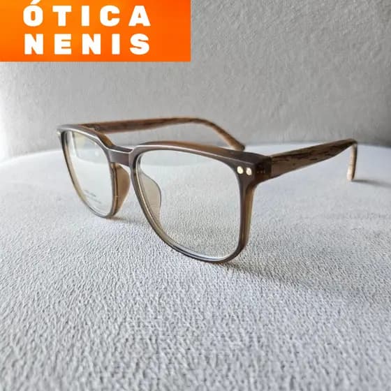 Armação para Óculos masculino quadrado estiloso resistente haste esportiva material 100% nylon