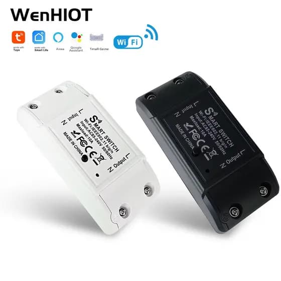 Interruptor Inteligente Tuya WiFi interruptor Suporte Smart Life APP Suporte Alexa Google Home Controle de voz