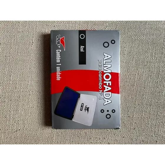 ALMOFADA PARA CARIMBO NR 04 AZUL VMP