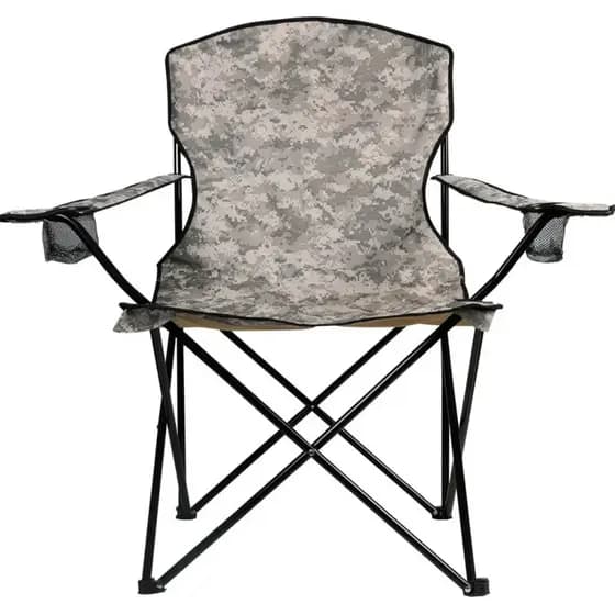 Cadeira Dobrável Camping Comfort Plus 150kg Camuflado Kala