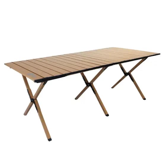 Mesa Dobrável Frade 120x60cm Portátil Camping Lazer Nautika