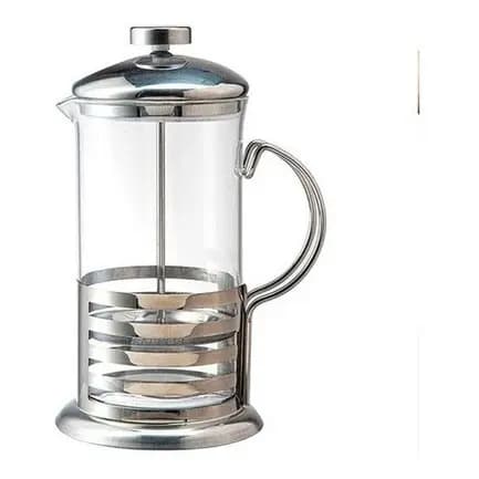 Cafeteira Cremeira de Leite e Prensa Francesa de Aço Inoxidável 304