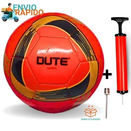 Bola de Futebol Tamanho 5 Couro Sintetico Costurada Com Bomba De Bola Para Menino