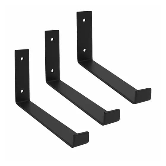 Kit 4 Pçs Suporte Mão Francesa Ferro Invertido 20cm
