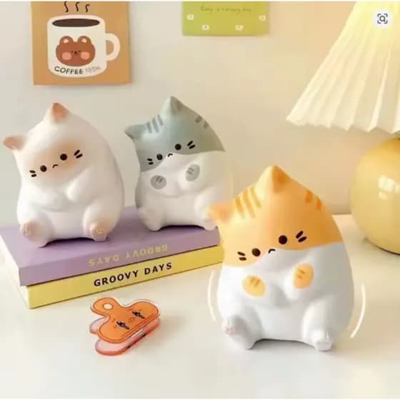 Gato Squishy Coco, Antiestresse, Enfeites De Mesa, Brinquedos De Descompressão, Recuperação Lenta