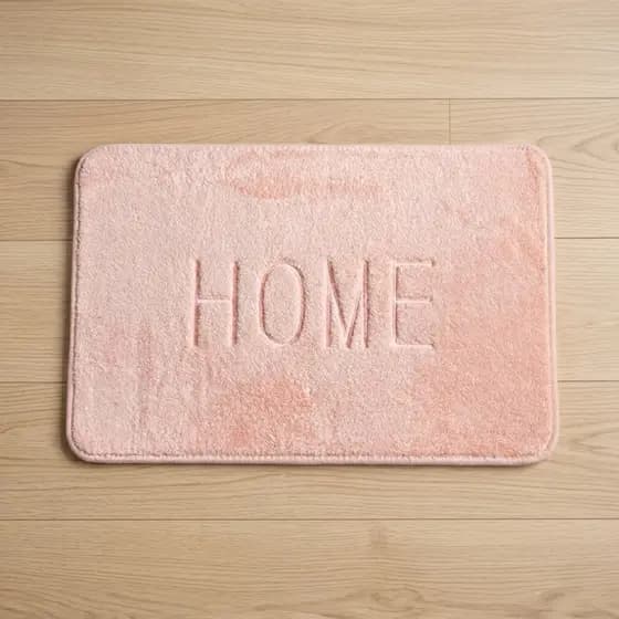 Tapete para Banheiro Toque Macio Rosa Home 60x40cm – Decoração para Banheiro e Lavabo