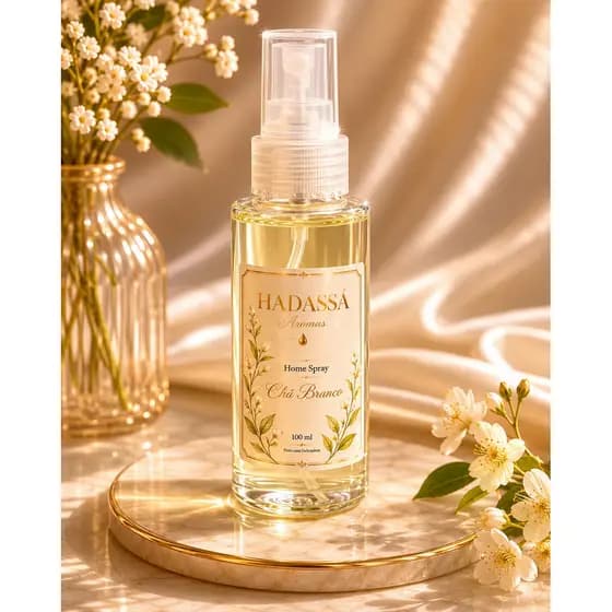 Home Spray CHÁ BRANCO Odorizante De Ambiente Hadassa Aromas 100ml