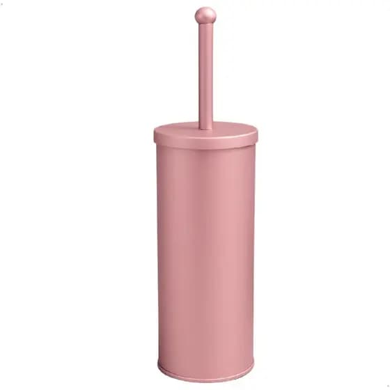 Escova Sanitária Rose Gold com Suporte Aço Inox Crie Construa