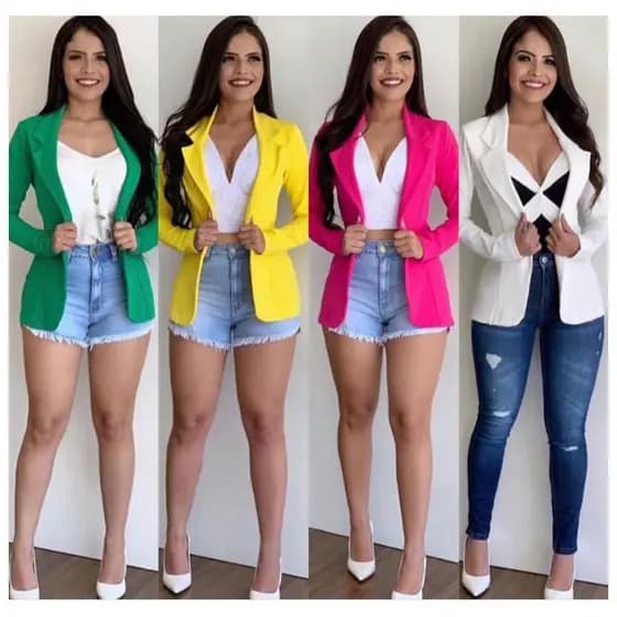 Blazer Feminimo Maxxi alongado