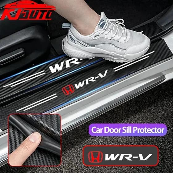Protetor De Soleira De Porta De Carro Honda WR-V Anti-Arranhões Tapete Placa De Chinelo Adesivo De Proteção De Pedal Aut