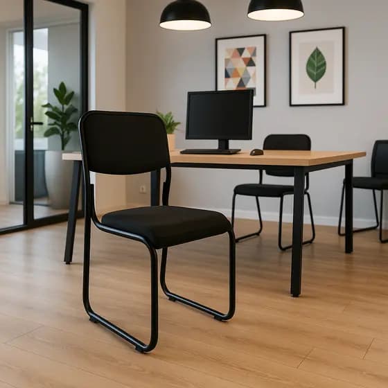 Cadeira de Escritório Office Interlocutor Dakar Assento Estofado 1 Unidade Masterchair