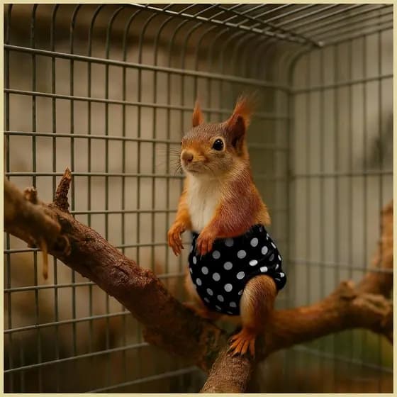 Fraldas Para Coelhos Altamente Absorventes À Prova De Vazamento Calças Molhadas De Urina De Coelho Gerbils jarekbr