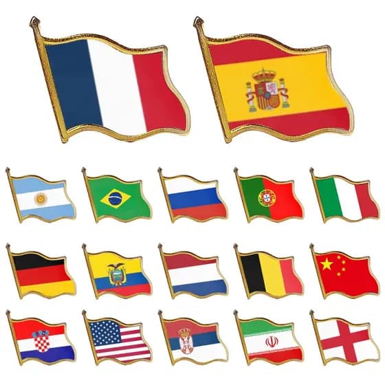 Brasil , Rússia , Argentin Filipinas Colômbia Chile Alemanha Coréia Do Sul Bandeiras Nacionais Asiáticas E Americanas