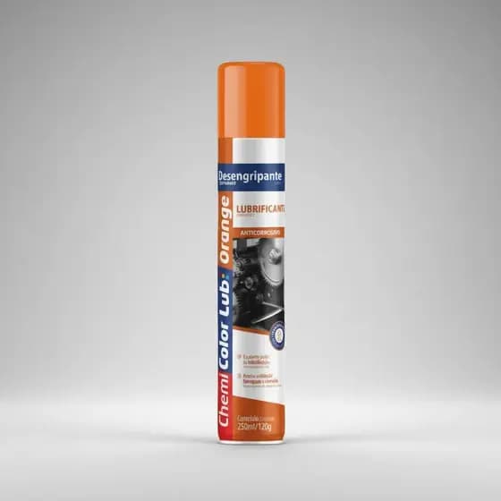 Spray Desengripante Chemicolor 250ml Antiferrugem Lubrificante Multiuso Proteção Contra Corrosão