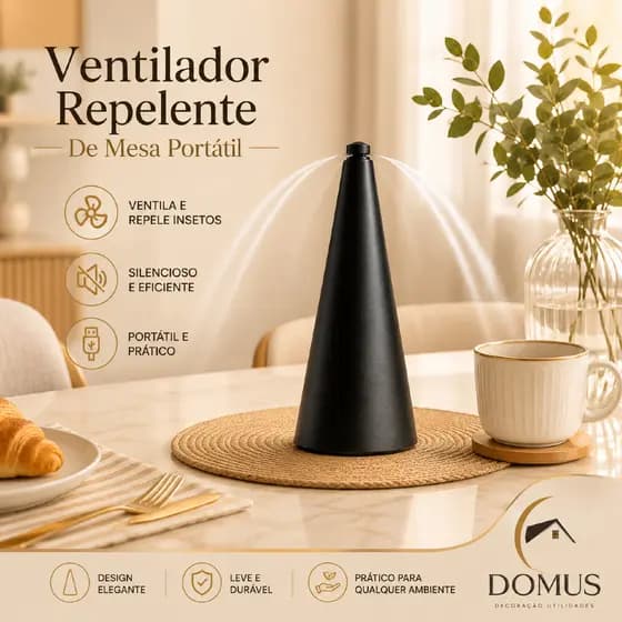 Repelente Ventilador De Mesa Portátil Anti Mosquito Mosca pernilongo Para Casa Quarto Área Externa