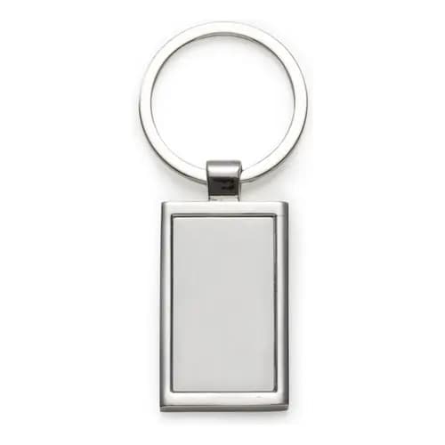 Kit 10 Chaveiro Metal Retangular