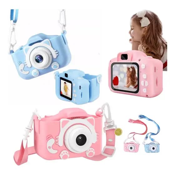 Máquina Fotográfica Infantil Digital Vídeos Hd Fotos