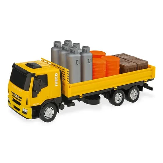 Carro Veículos de Brinquedo Caminhao Iveco Tector Expresso Brinquedo Miniatura Escala 1/20 - Usual Brinquedos